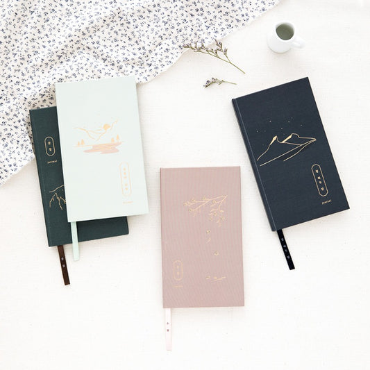 Poems & Images Hardcover Diary Journal 100 days, 90x160mm, 100gsm Livework 1 Planner, Journal, Diary Hunter & The Scholar