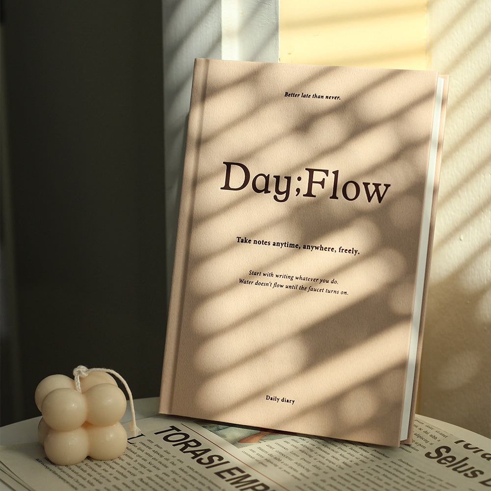 Day;Flow Daily Diary Dash and Dot 12 Planner, Journal, Diary Hunter & The Scholar