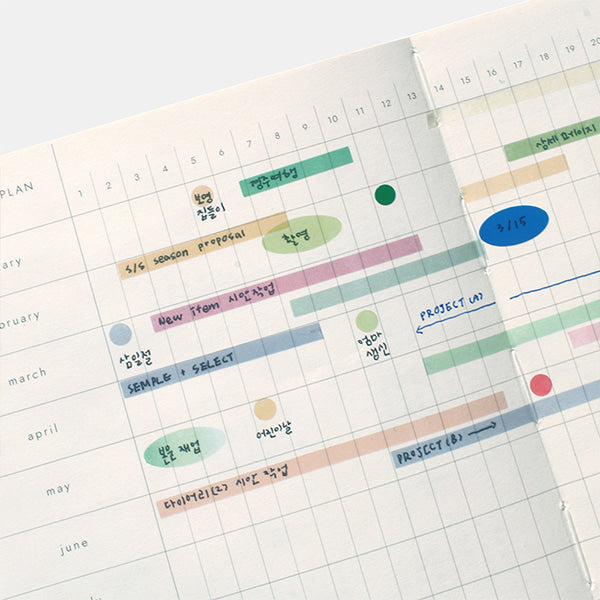Layer See-Through Sticker 2 Sheets After the Rain 1 Planner Stickers Hunter & The Scholar
