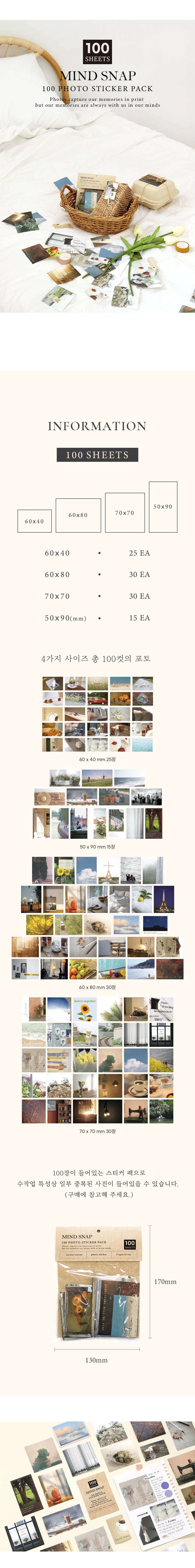 Memory Photos Sticker Pack 100 Stickers Indigo 8 Decorative Sticker Hunter & The Scholar