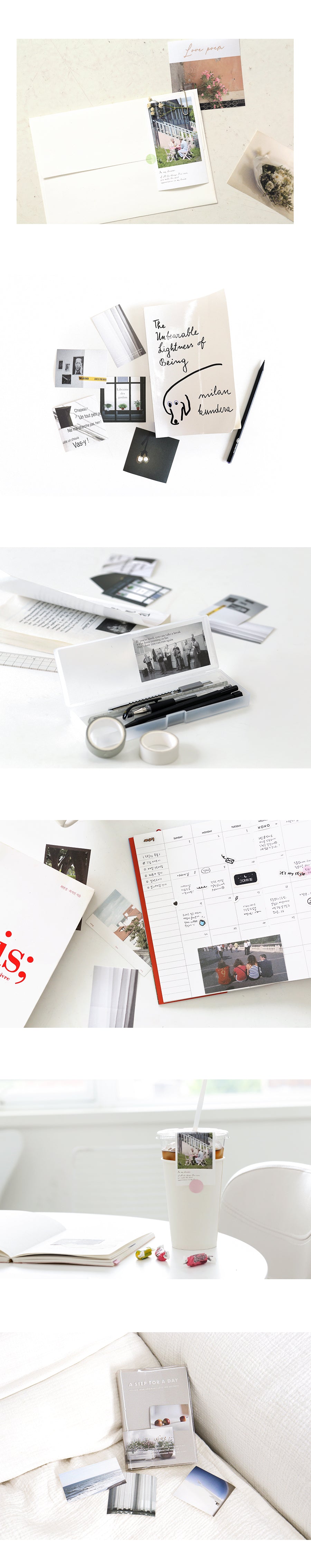 Memory Photos Sticker Pack 100 Stickers Indigo 10 Decorative Sticker Hunter & The Scholar