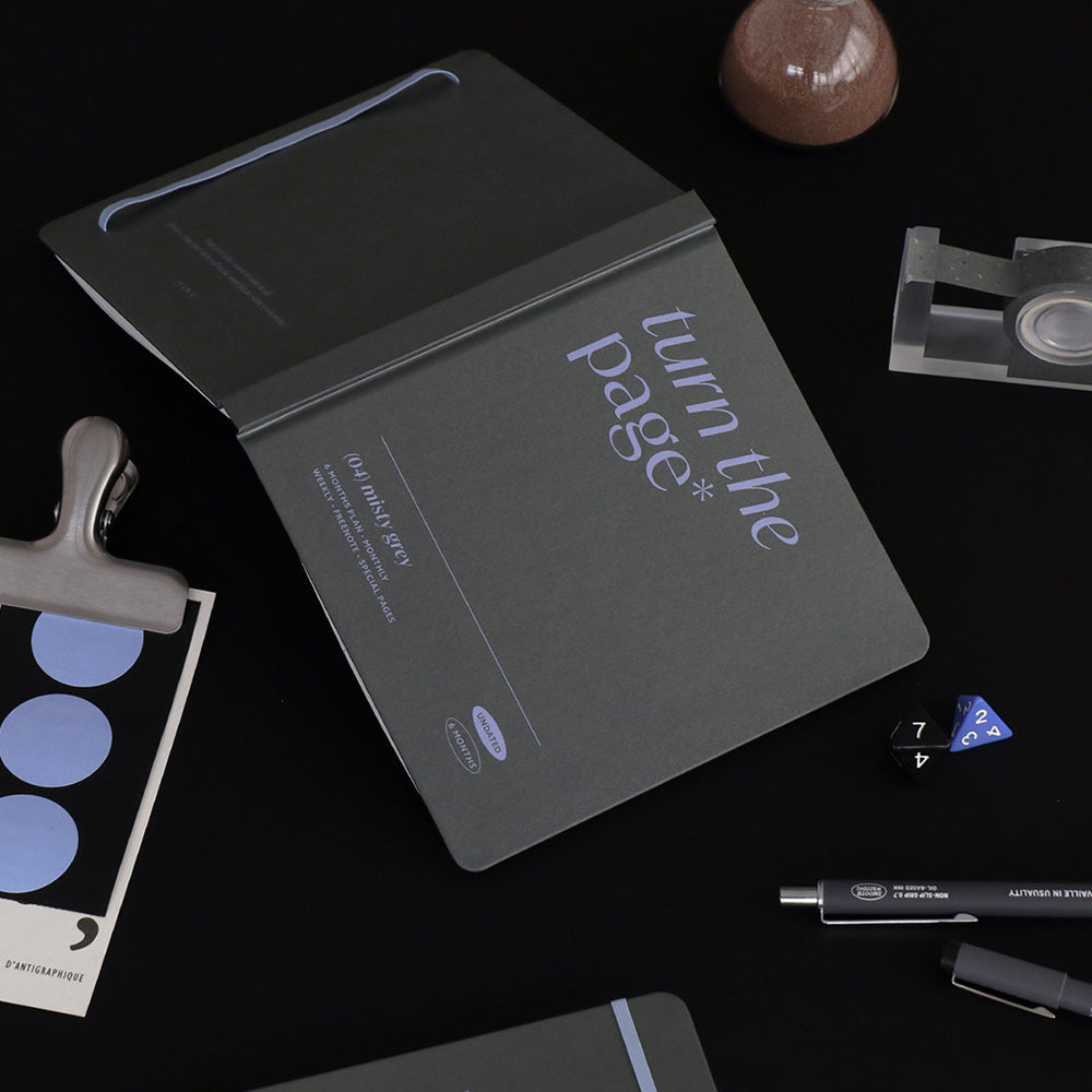 Turn the Page Diary 6-month Planner Iconic 3 Planner, Journal, Diary Hunter & The Scholar