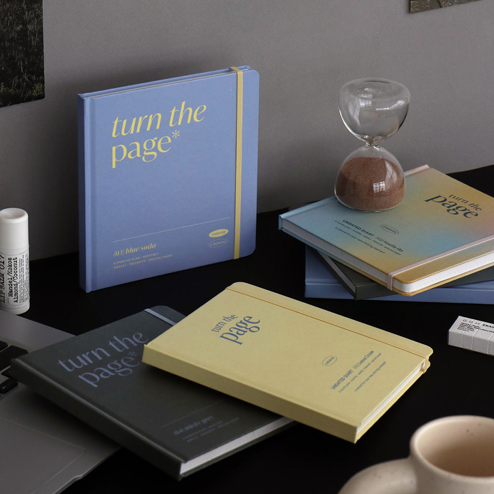 Turn the Page Diary 6-month Planner Iconic 8 Planner, Journal, Diary Hunter & The Scholar