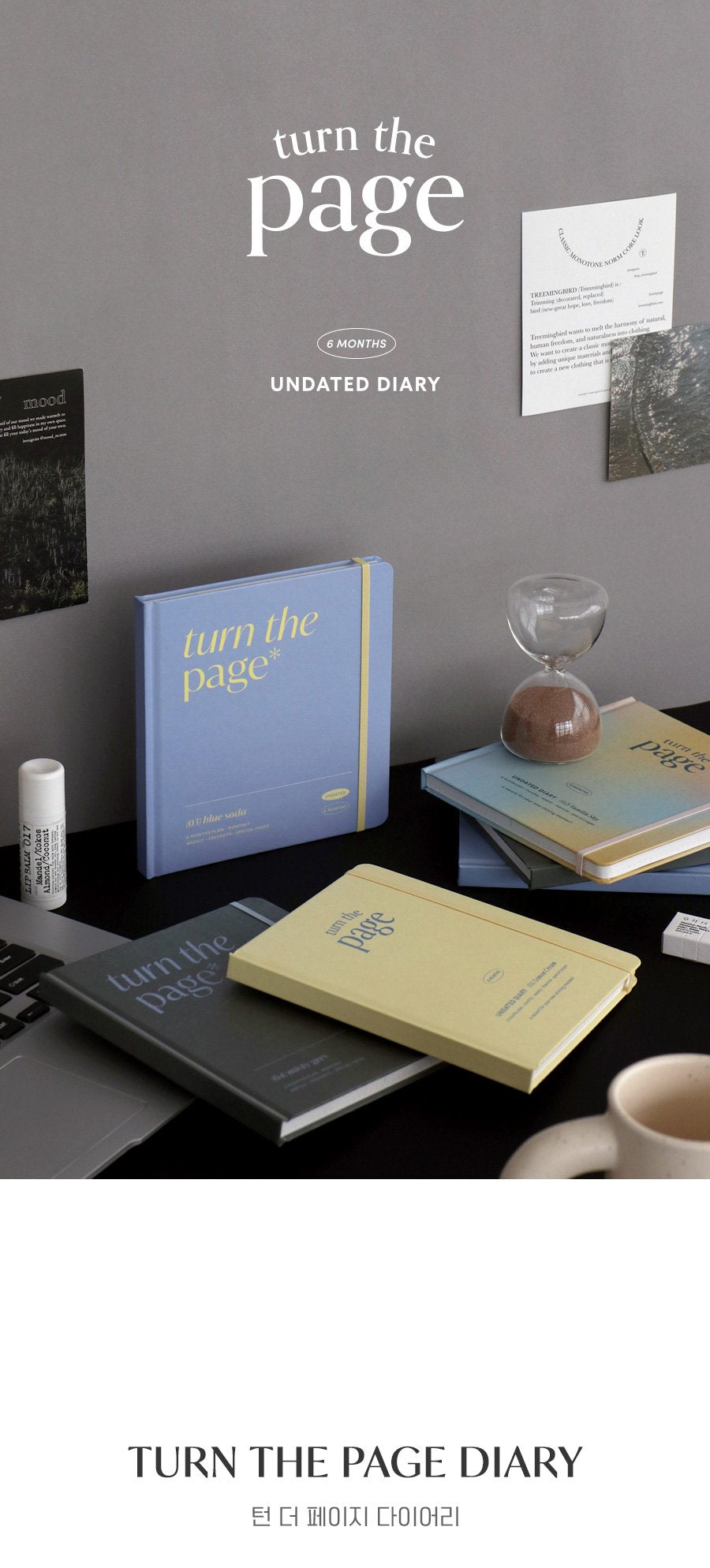 Turn the Page Diary 6-month Planner Iconic 9 Planner, Journal, Diary Hunter & The Scholar
