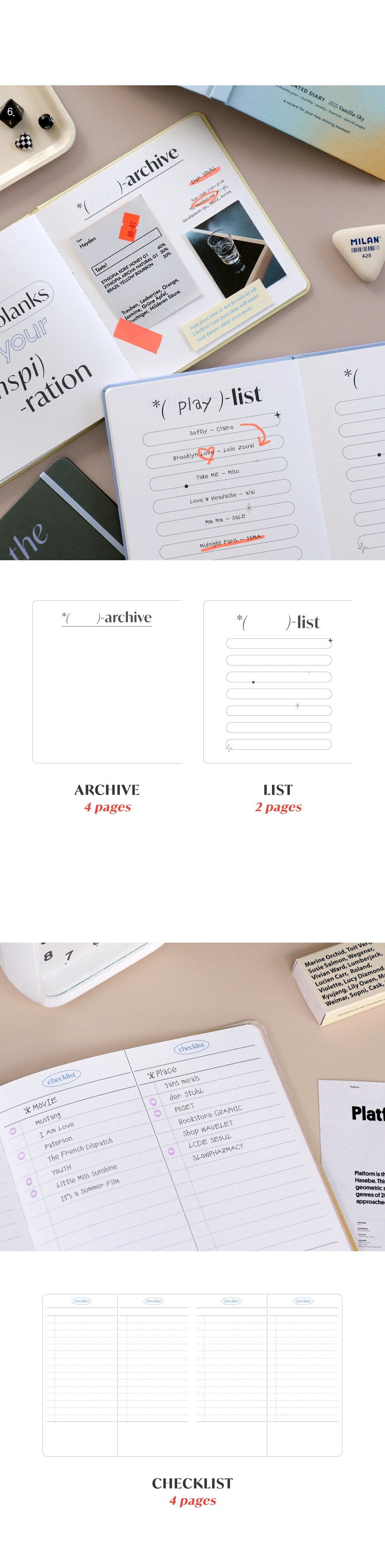 Turn the Page Diary 6-month Planner Iconic 15 Planner, Journal, Diary Hunter & The Scholar