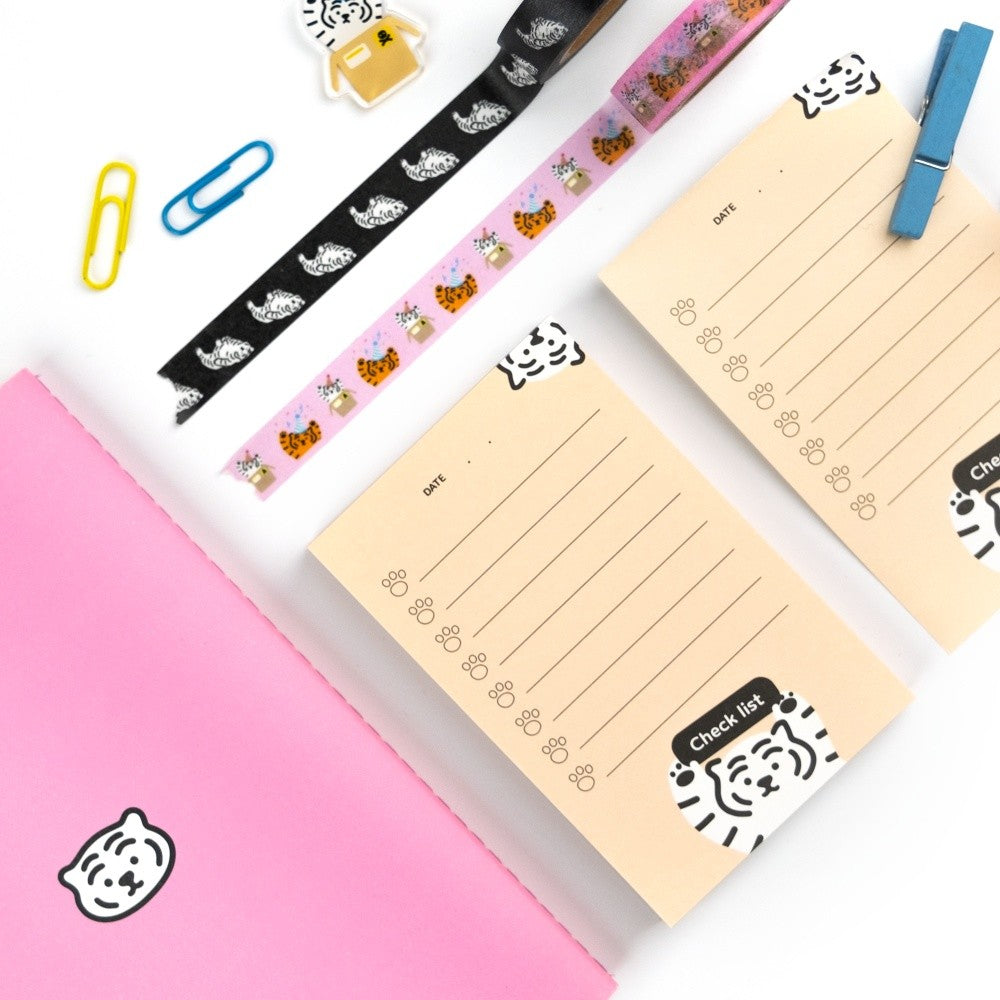 White Tiger Checklist Muzik Tiger 3 Stationery Hunter & The Scholar