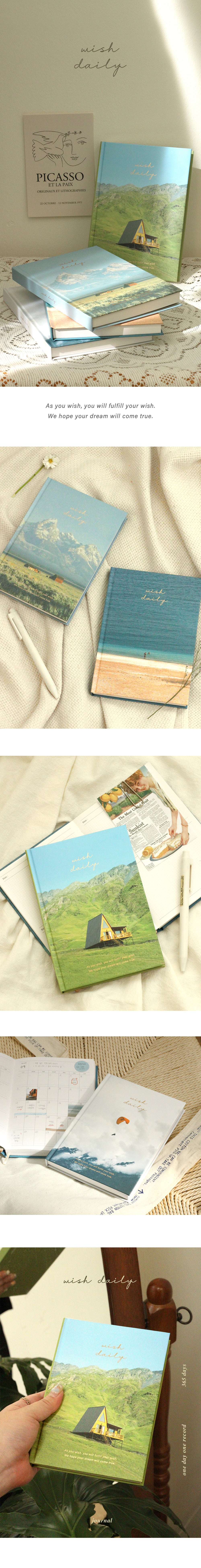 Wish Daily Diary ver. 2 Dash and Dot 10 Planner, Journal, Diary Hunter & The Scholar