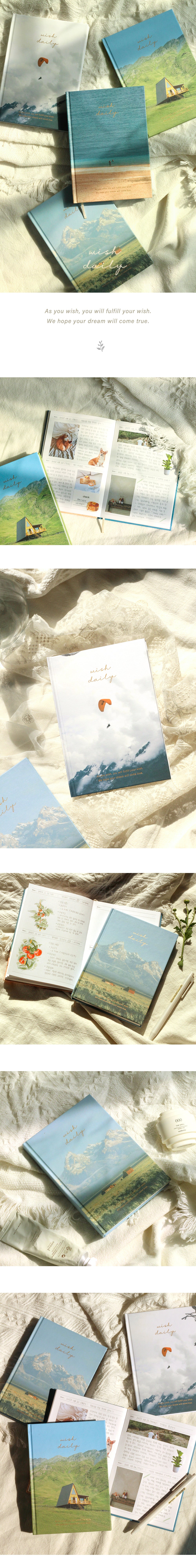 Wish Daily Diary ver. 2 Dash and Dot 12 Planner, Journal, Diary Hunter & The Scholar