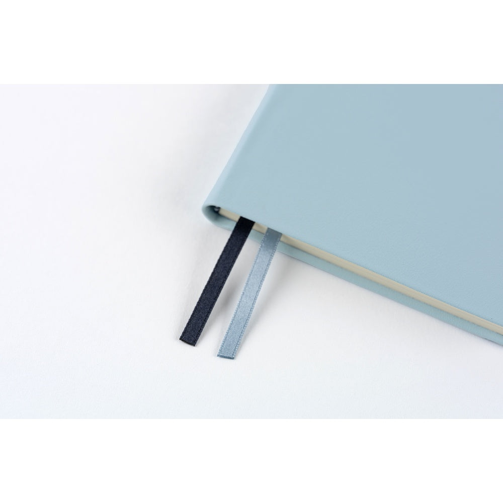 2026 Hobonichi Techo Weeks: Leather (Snow Blue)