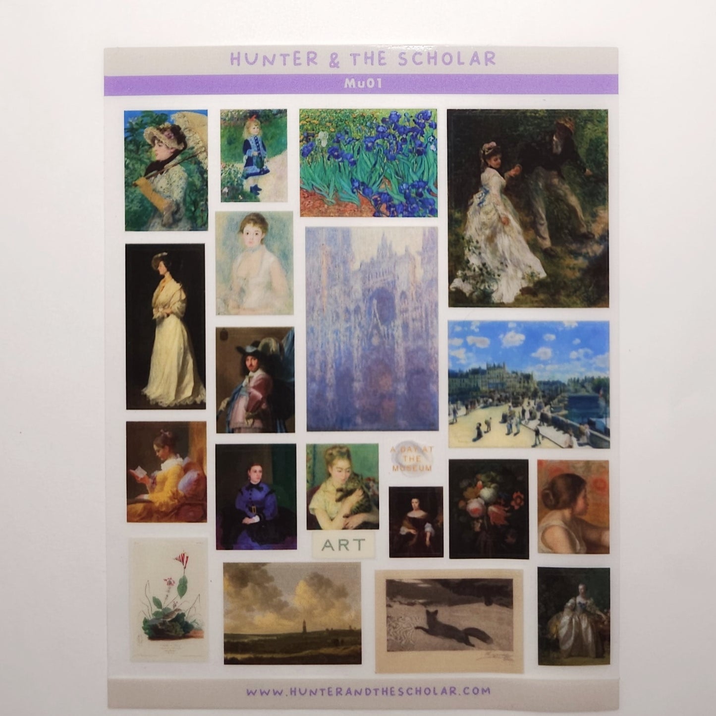 A Day at the Museum Sticker Sheet Set (2 Sheets)