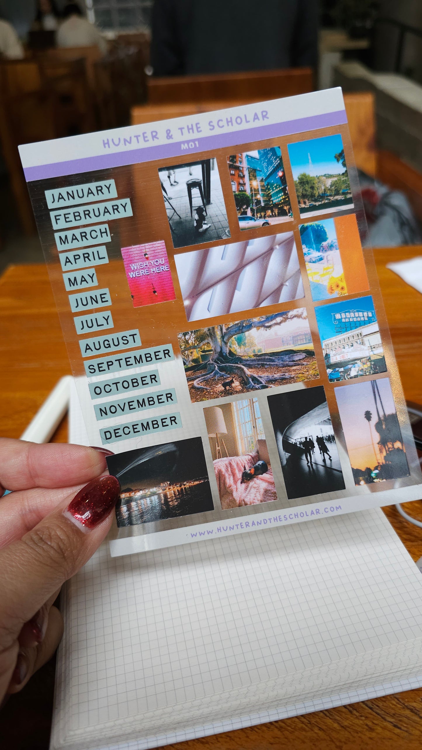 Monthly Photo Sticker Sheet Set (2 Sheets)