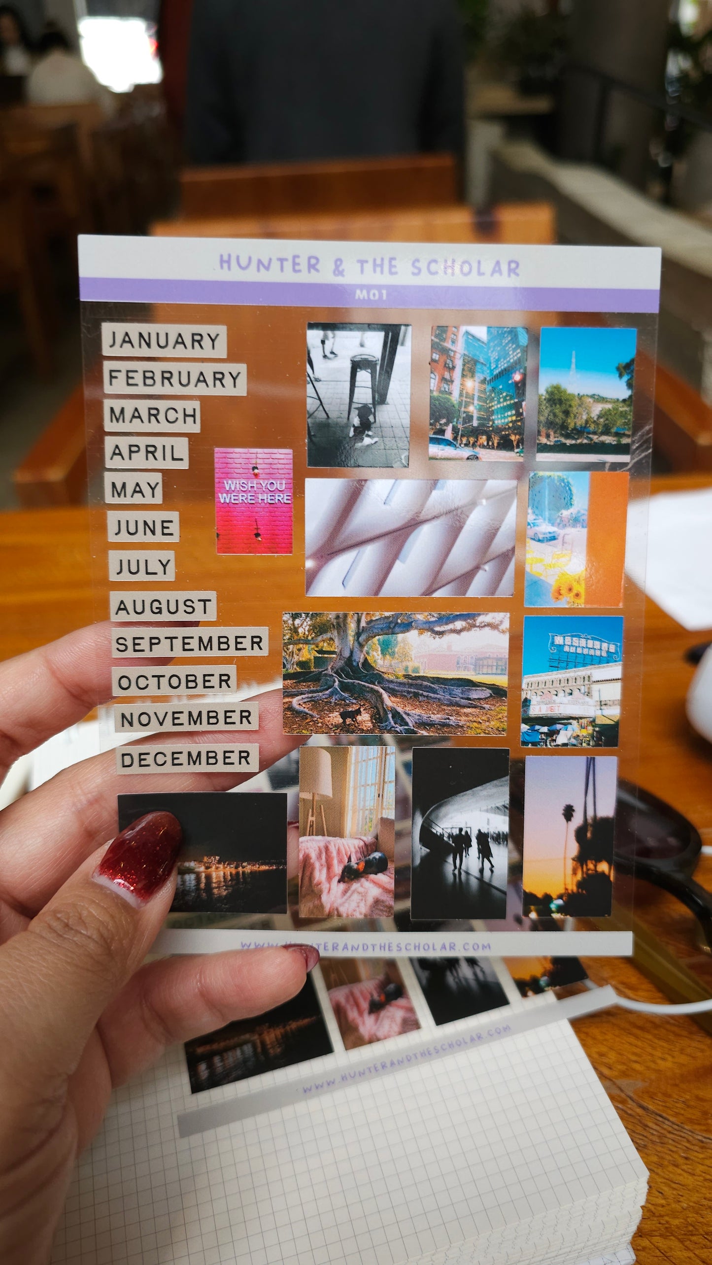Monthly Photo Sticker Sheet Set (2 Sheets)