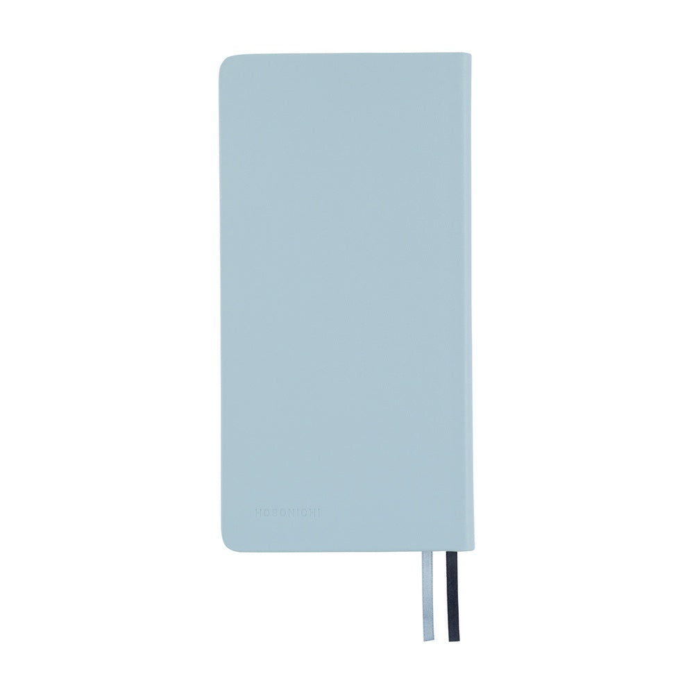 2026 Hobonichi Techo Weeks: Leather (Snow Blue)