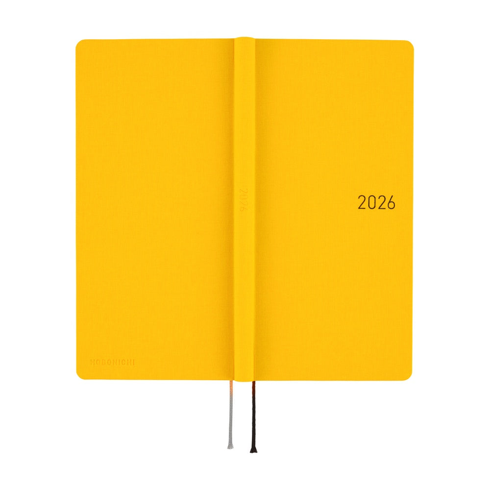 2026 Hobonichi Techo Weeks: Colors (Full Moon Yellow)
