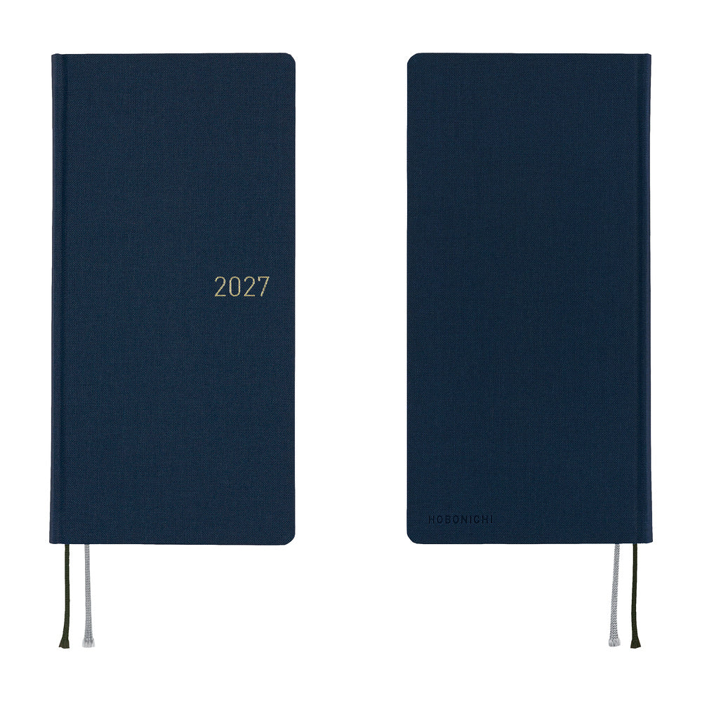 2027 Hobonichi Techo Weeks: Colors (Midnight Blue)