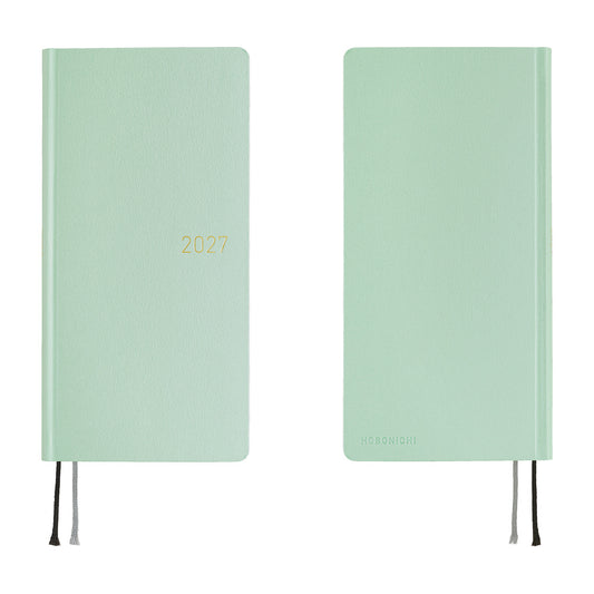 2027 Hobonichi Techo Weeks: Paper Series (Jade)