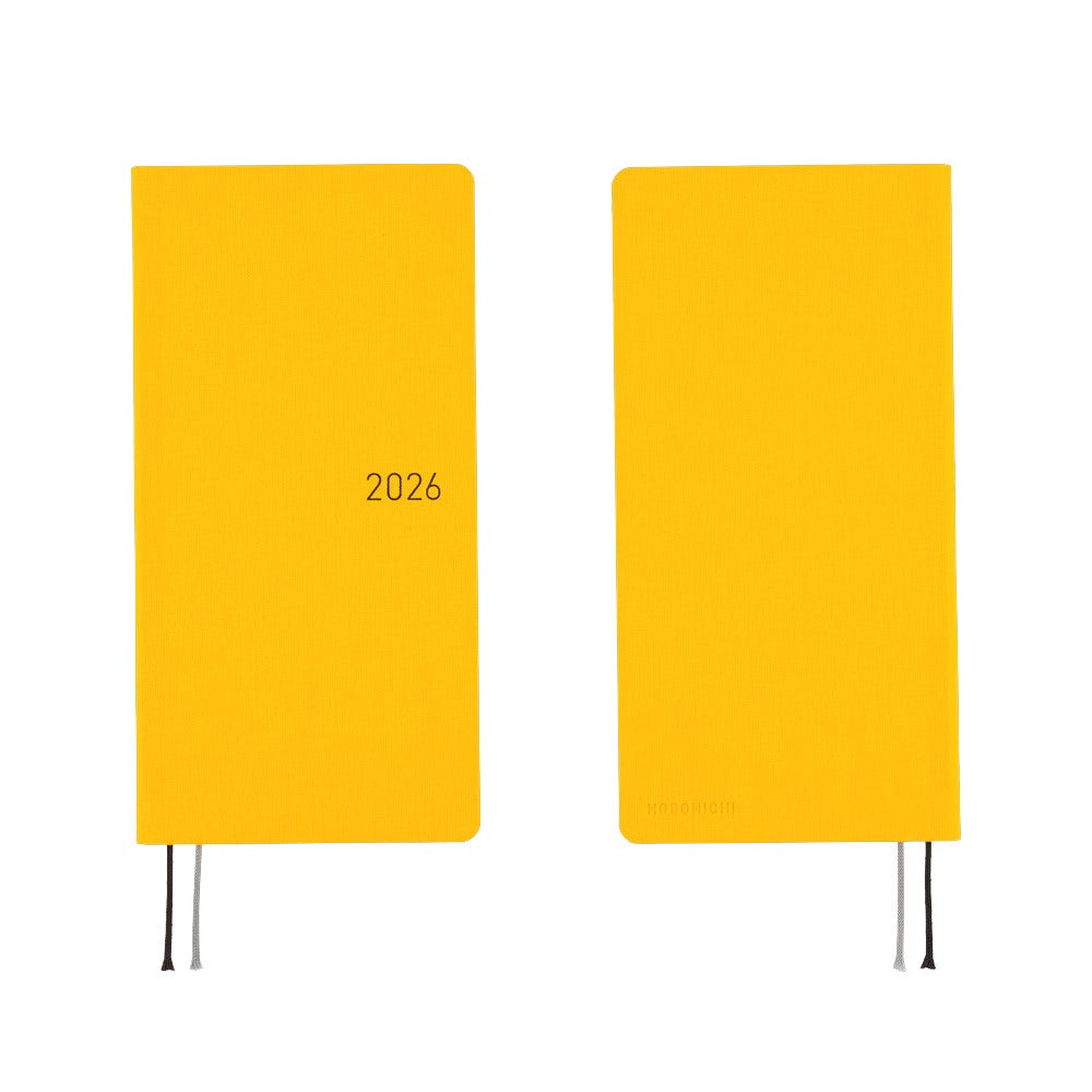 2026 Hobonichi Techo Weeks: Colors (Full Moon Yellow)