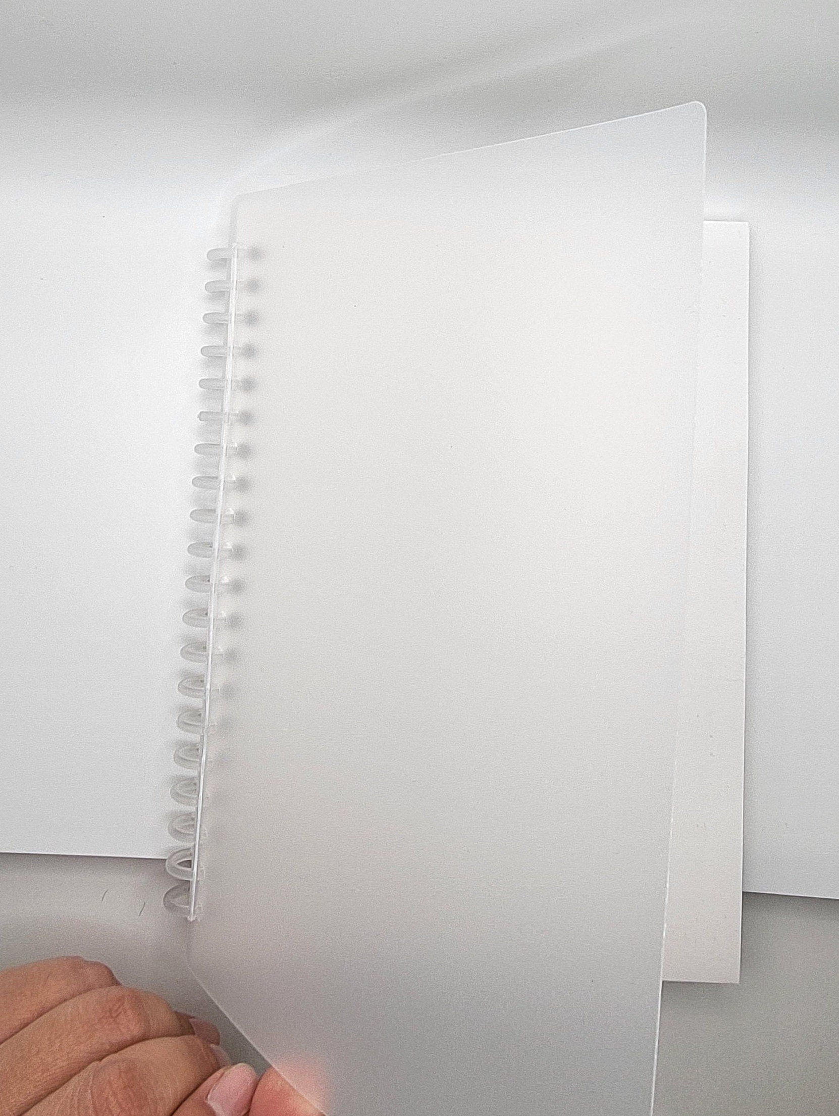 Reusable Refillable Sticker Book Binder with a Pocket | 5.9x8.3 inches A5 | 40 sheets 80 pages | Frosted Cover Hunter & The Scholar 4 Hunter & The Scholar