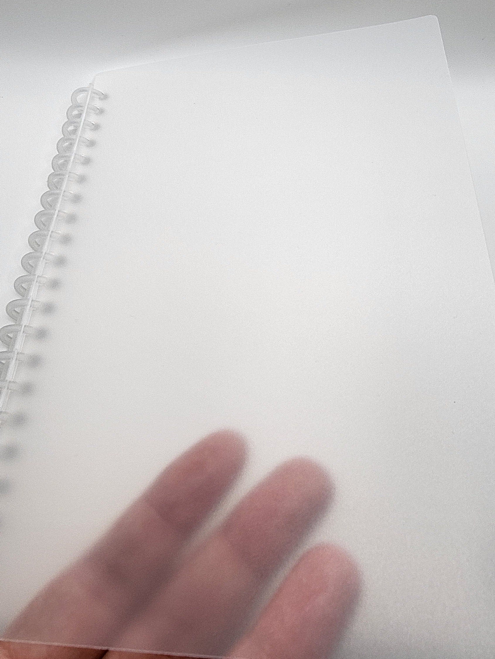 Reusable Refillable Sticker Book Binder with a Pocket | 5.9x8.3 inches A5 | 40 sheets 80 pages | Frosted Cover Hunter & The Scholar 7 Hunter & The Scholar