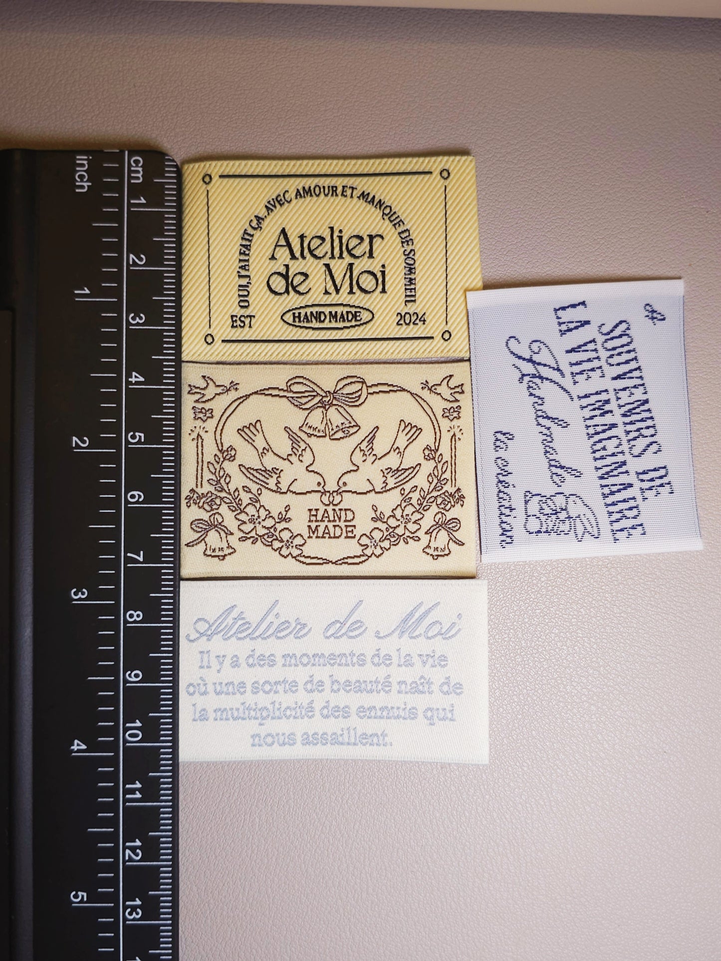 Woven Label Stickers