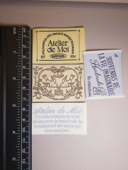 Woven Label Stickers