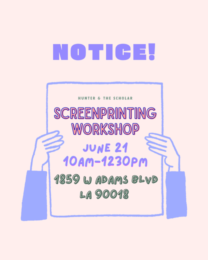 Screenprinting Workshop