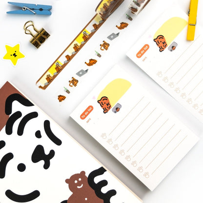 Blanket Tiger To Do List Muzik Tiger 3 Stationery Hunter & The Scholar