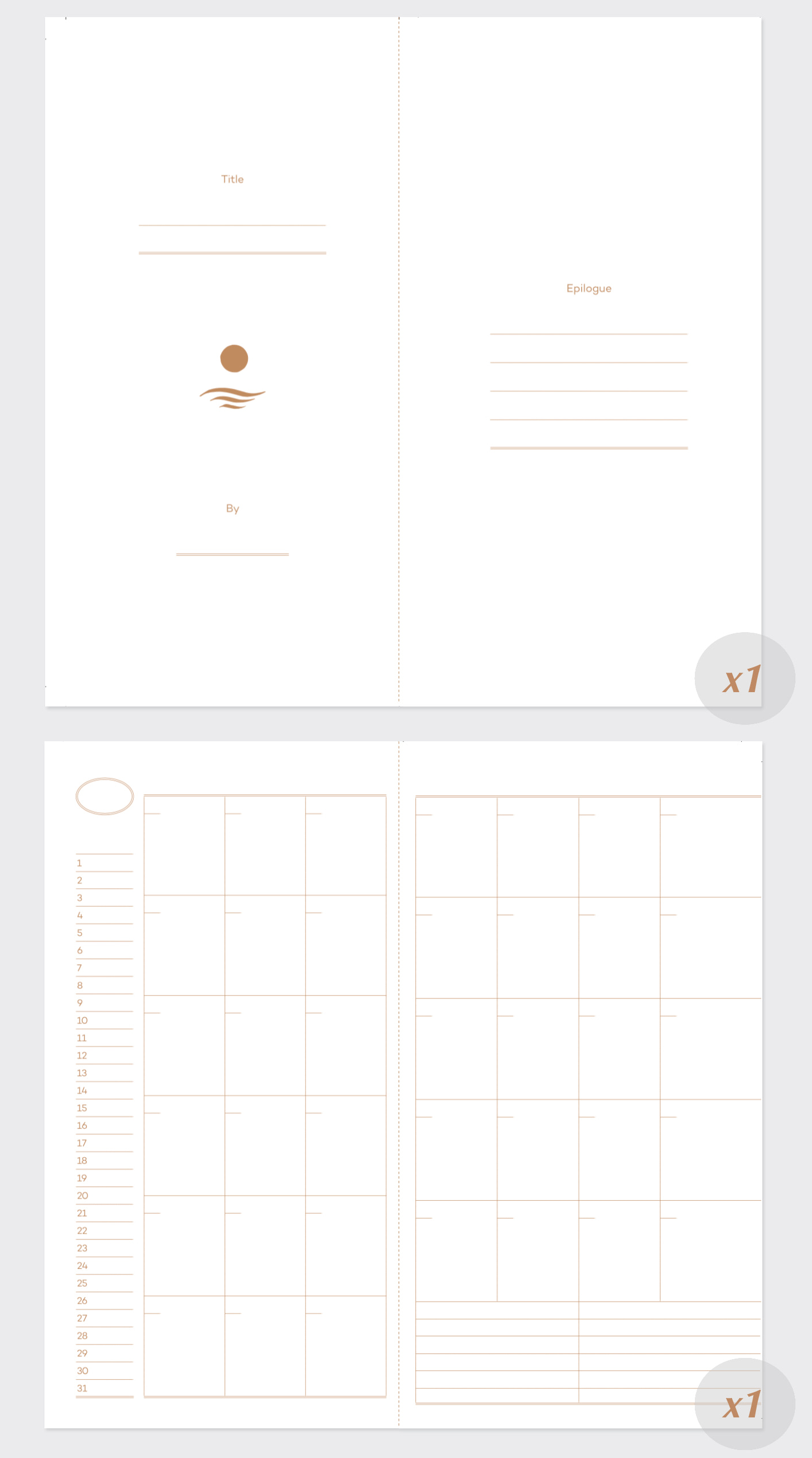 Daily Log Note Planner: Sunrise Series Sosomoongoo 19 Planner, Journal, Diary Hunter & The Scholar