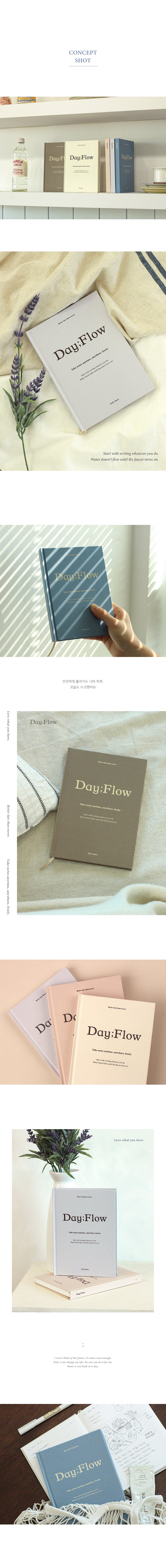Day;Flow Daily Diary Dash and Dot 21 Planner, Journal, Diary Hunter & The Scholar
