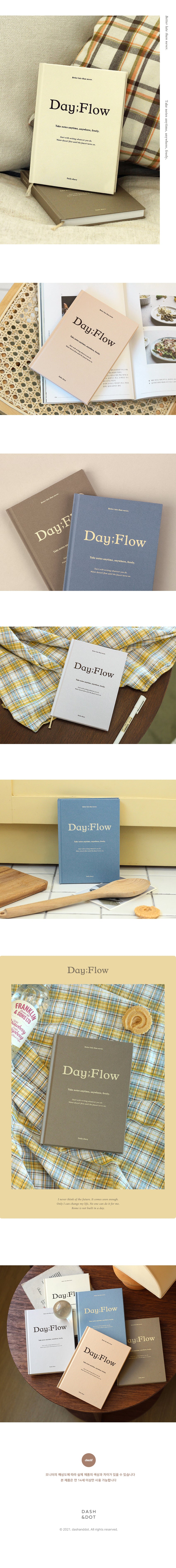 Day;Flow Daily Diary Dash and Dot 22 Planner, Journal, Diary Hunter & The Scholar