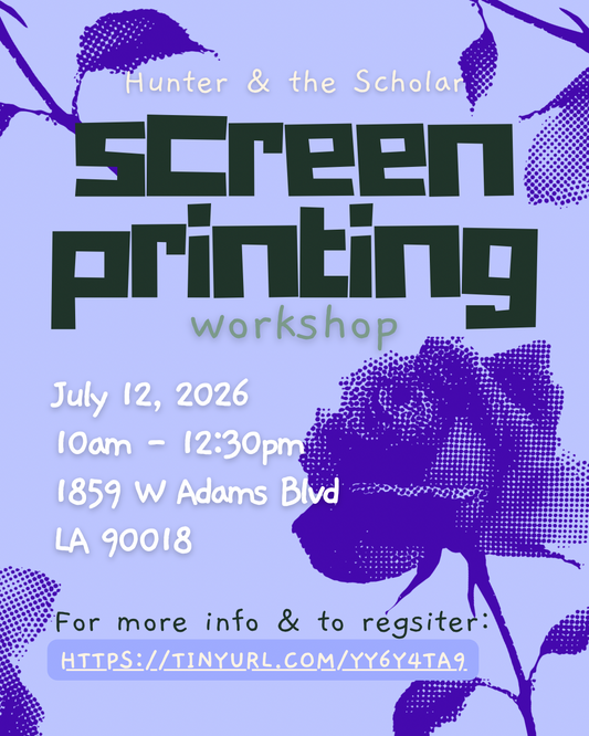 Screenprinting Workshop