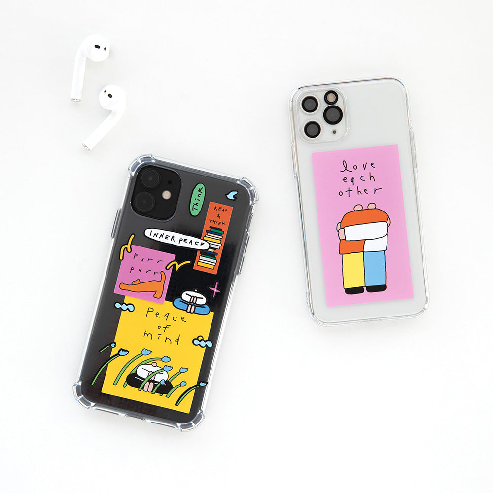 Little Things Drawing Removable Square Sticker Set 8 Sheets Livework 2 Decorative Stickers Hunter & The Scholar