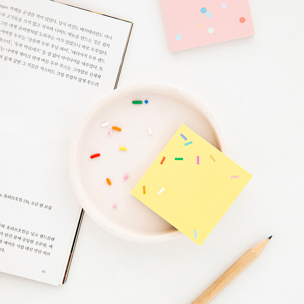 Color Palette & Aquarelle Sticky Memo