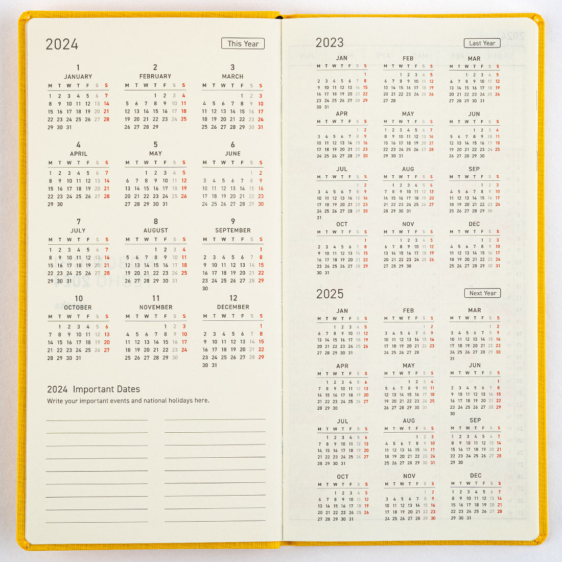 2024 Planner / Weeks Paper Series (HOBONICHI TECHO)