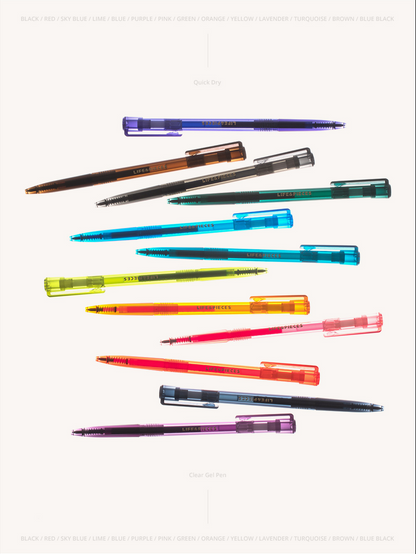 Life & Pieces Gel Pen 0.50mm Livework 12 Pen Hunter & The Scholar