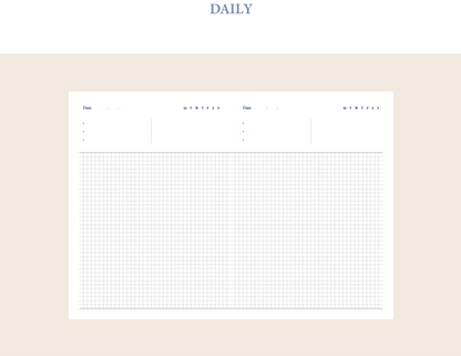 Day;Flow Daily Diary Dash and Dot 4 Planner, Journal, Diary Hunter & The Scholar