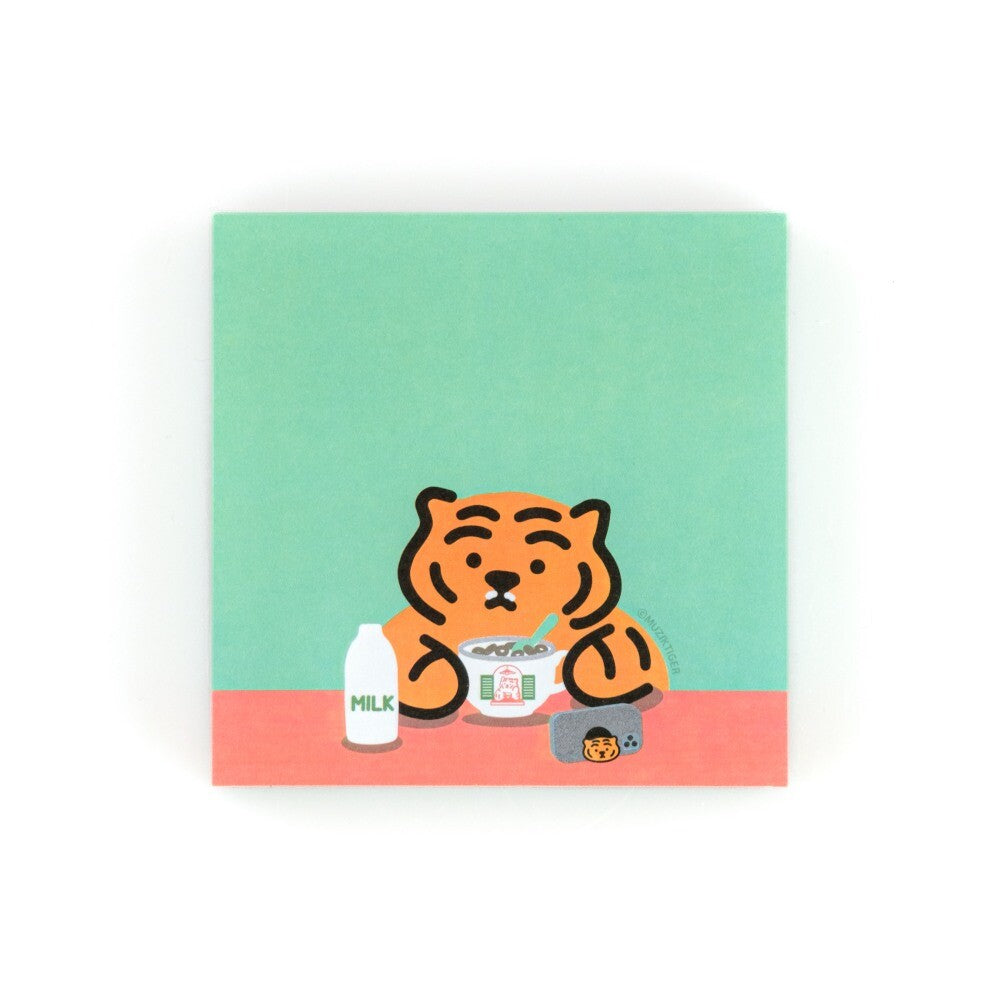 Tiger Sticky Memo Pad Muzik Tiger 9 Sticky Notes Hunter & The Scholar