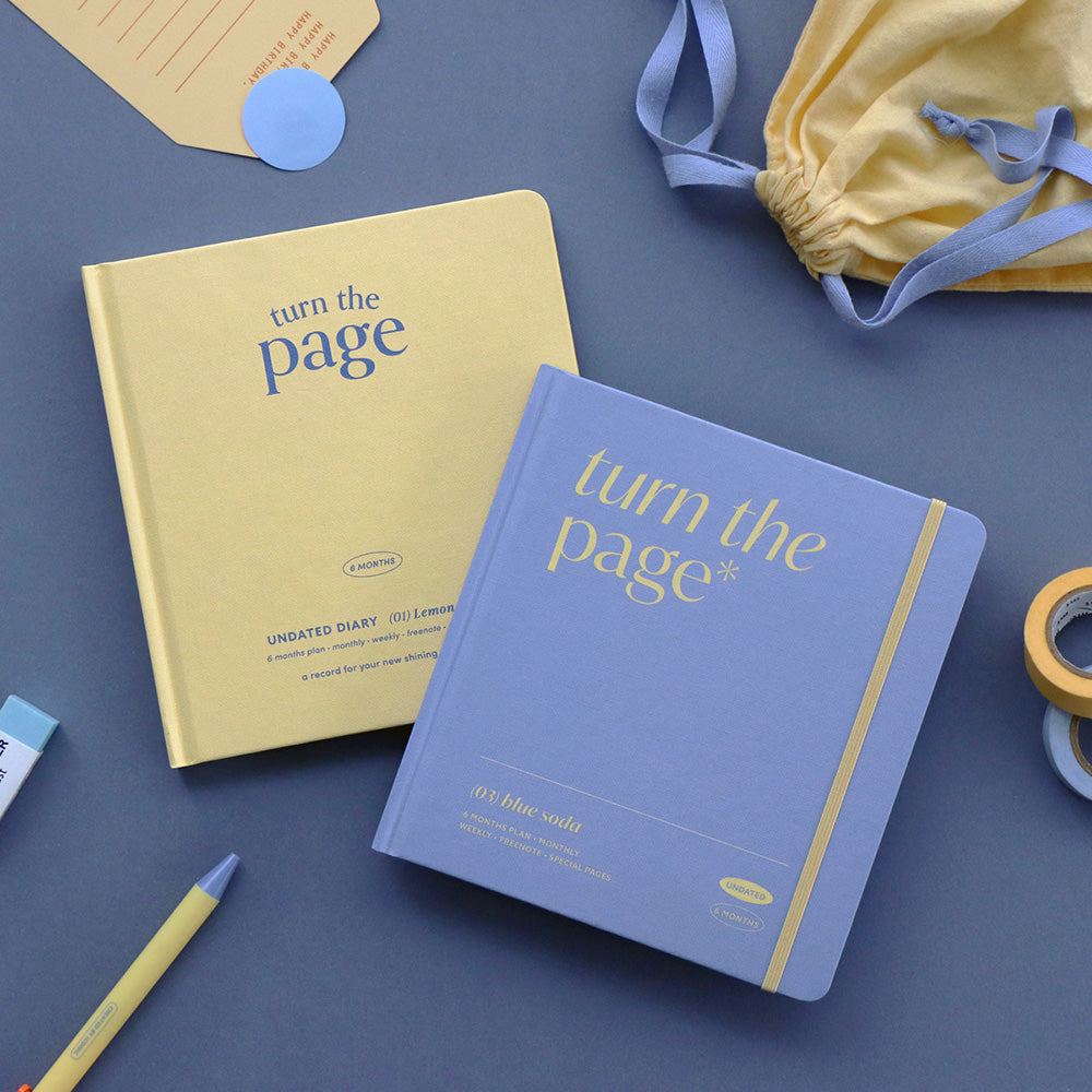 Turn the Page Diary 6-month Planner Iconic 2 Planner, Journal, Diary Hunter & The Scholar