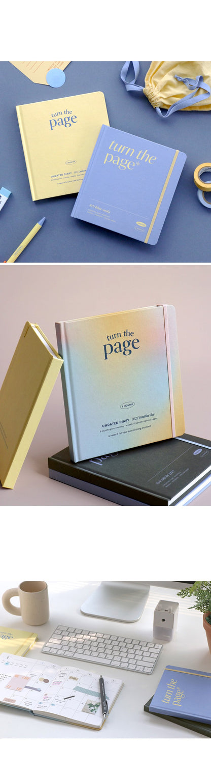Turn the Page Diary 6-month Planner Iconic 16 Planner, Journal, Diary Hunter & The Scholar