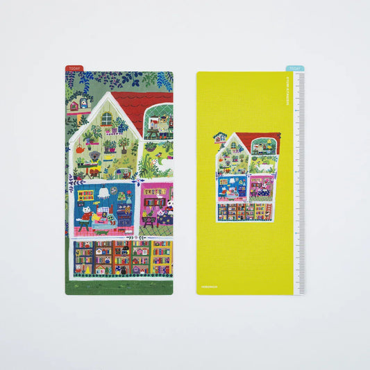 2027 Hobonichi Techo Accessories Yumi Kitagishi: Hobonichi Pencil Board for Weeks (Animal Condo)