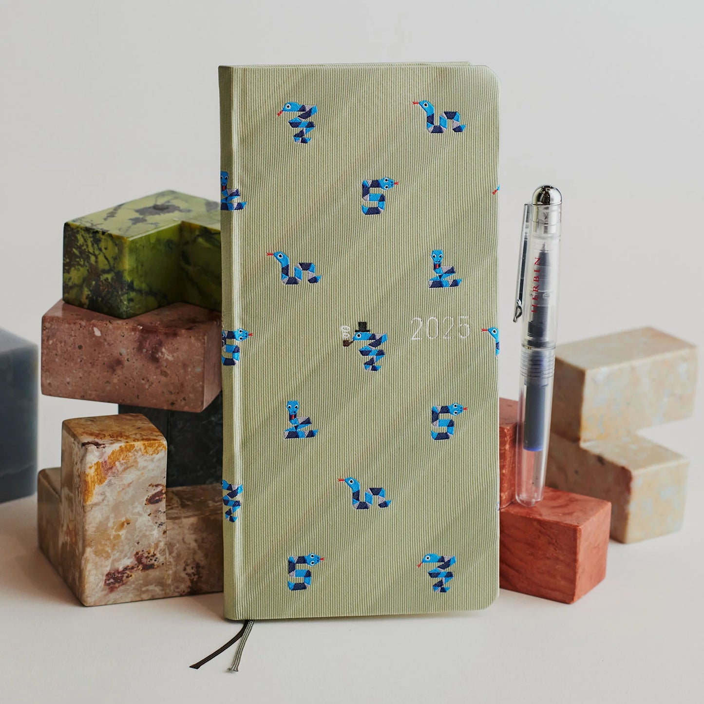 2025 Hobonichi Techo Weeks Bow & Tie Planner (Snake Toy)