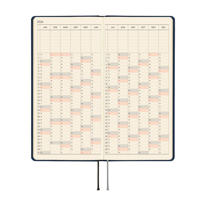 2026 Hobonichi Techo Weeks: Colors (Cosmo Blue)
