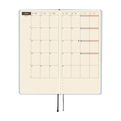 2026 Hobonichi Techo Weeks: Colors (Sky Mist)