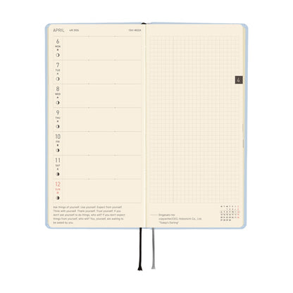 2026 Hobonichi Techo Weeks: Colors (Sky Mist)