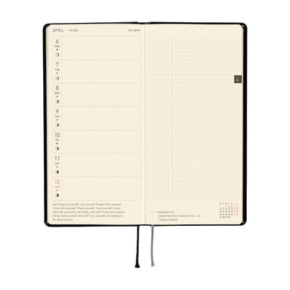 2026 Hobonichi Techo Weeks: Yumi Kitagishi (White Cat's Daily Life)