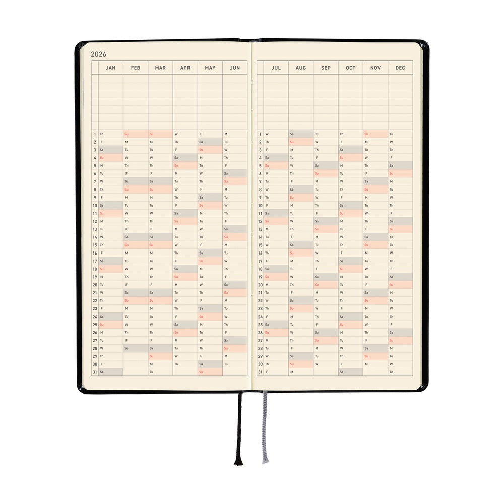 2026 Hobonichi Techo Weeks: Yumi Kitagishi (White Cat's Daily Life)