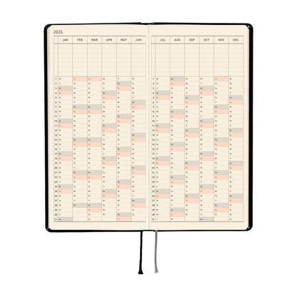 2026 Hobonichi Techo Weeks: Yumi Kitagishi (White Cat's Daily Life)
