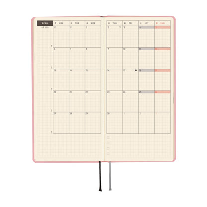 2026 Hobonichi Techo Weeks: Colors (Strawberry Milk)