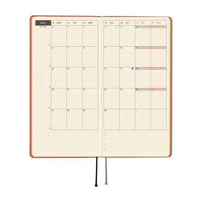 2026 Hobonichi Techo Weeks: Smooth (Milk Cocoa)