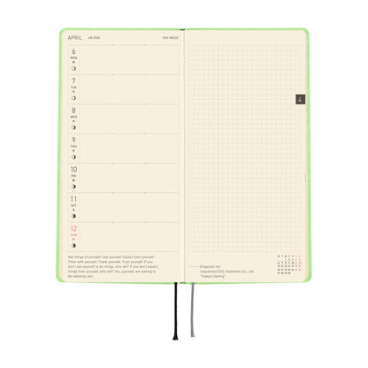 2026 Hobonichi Techo Weeks: Smooth (Melon Sorbet)